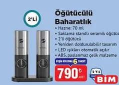 KUMTEL ÖĞÜTÜCÜLÜ BAHARATLIK 2'Lİ 70 ML